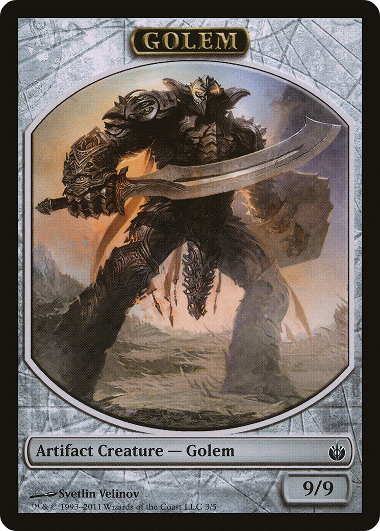 Golem Token [Mirrodin Besieged Tokens]-1