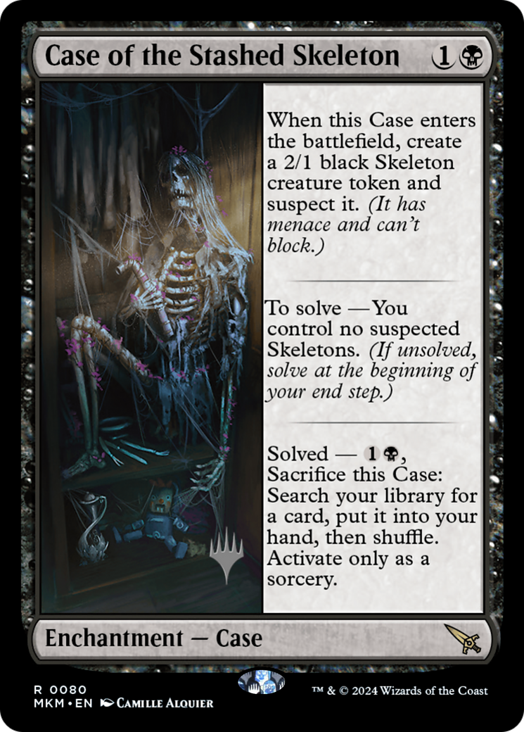 Case of the Stashed Skeleton (Promo Pack) [Murders at Karlov Manor Promos]-1