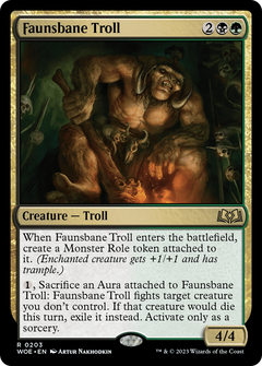 Faunsbane Troll [Wilds of Eldraine]-1