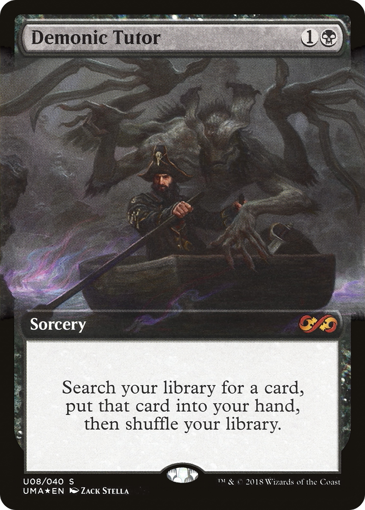 Demonic Tutor (Topper) [Ultimate Masters Box Topper]-1