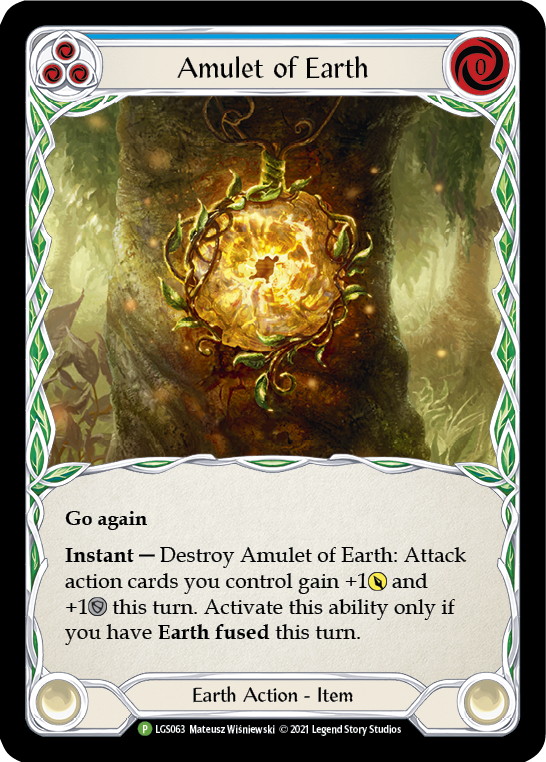Amulet of Earth [LGS063] (Promo)  Cold Foil-1