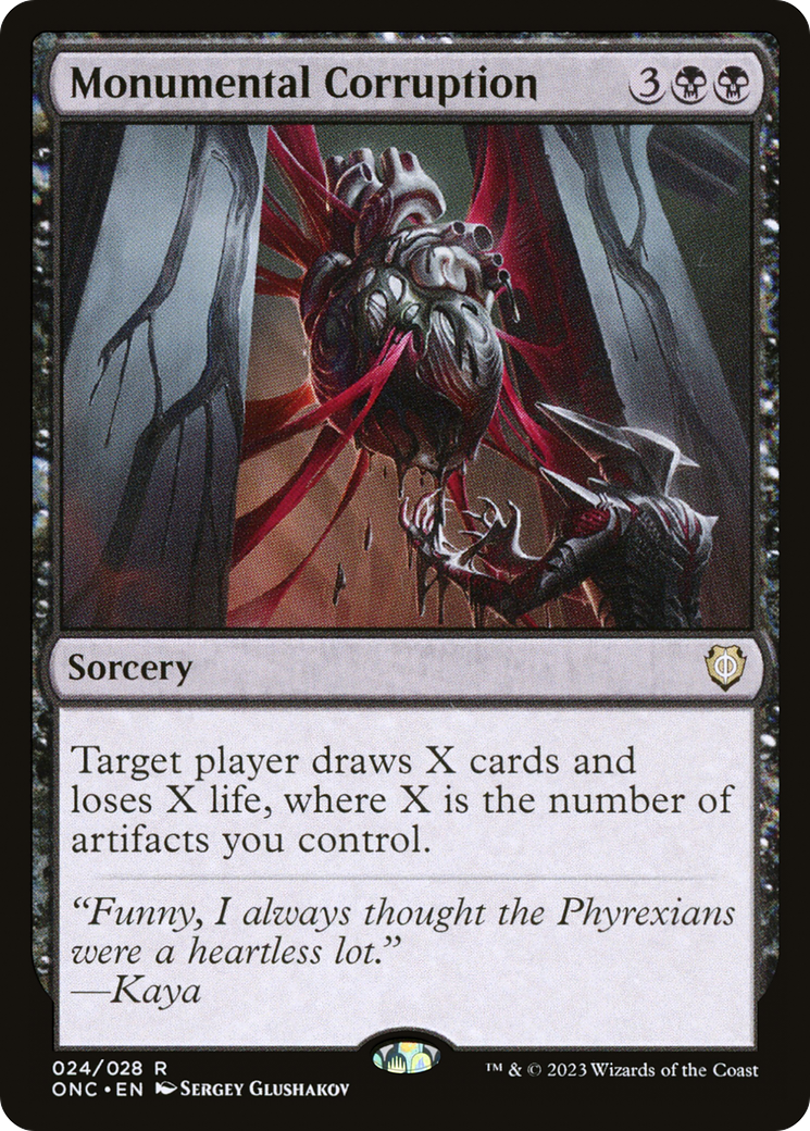 Monumental Corruption [Phyrexia: All Will Be One Commander]-3