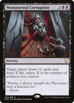 Monumental Corruption [Phyrexia: All Will Be One Commander]-4