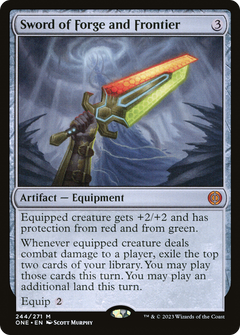 Sword of Forge and Frontier [Phyrexia: All Will Be One]-1