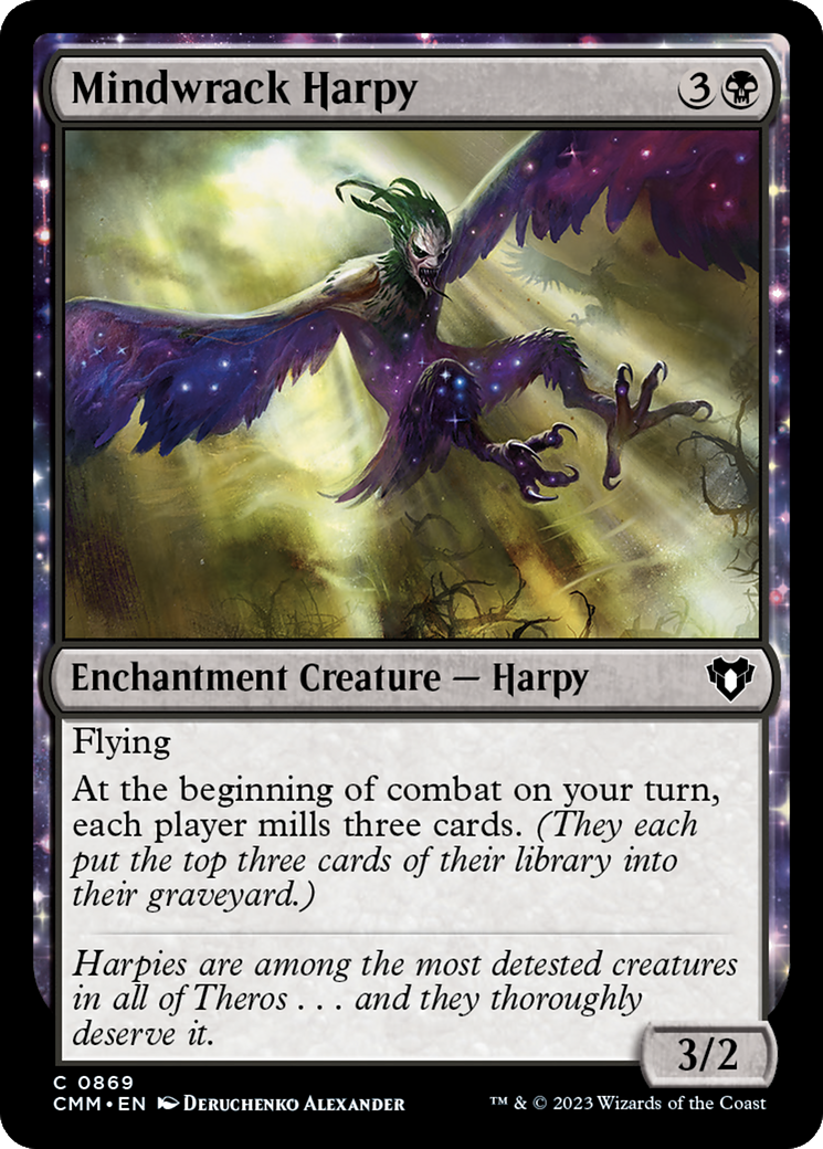 Mindwrack Harpy [Commander Masters]-1