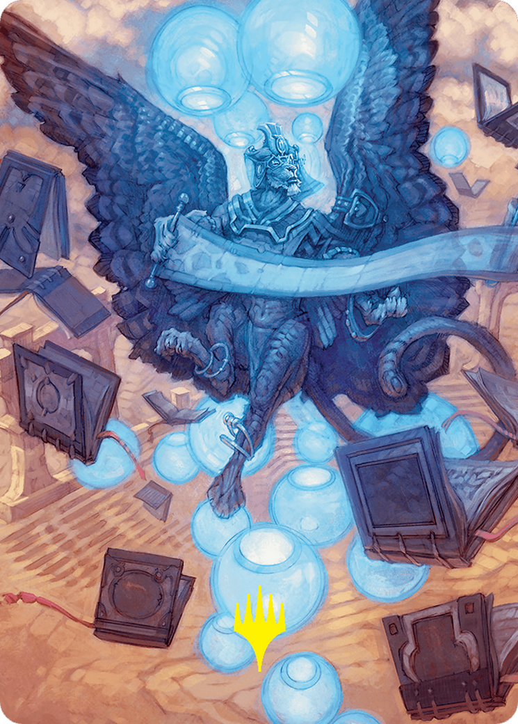 Sphinx of Forgotten Lore // Sphinx of Forgotten Lore (AFDN-033) - Foundations Art Series (Borderless)-1