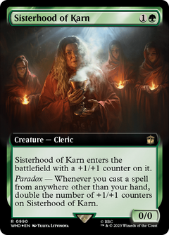 Sisterhood of Karn (Extended Art) (Surge Foil) [Doctor Who]-1