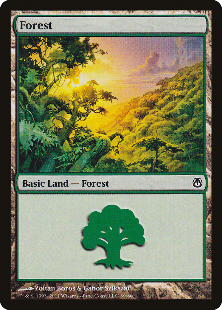Forest (39) [Duel Decks: Ajani vs. Nicol Bolas]-1