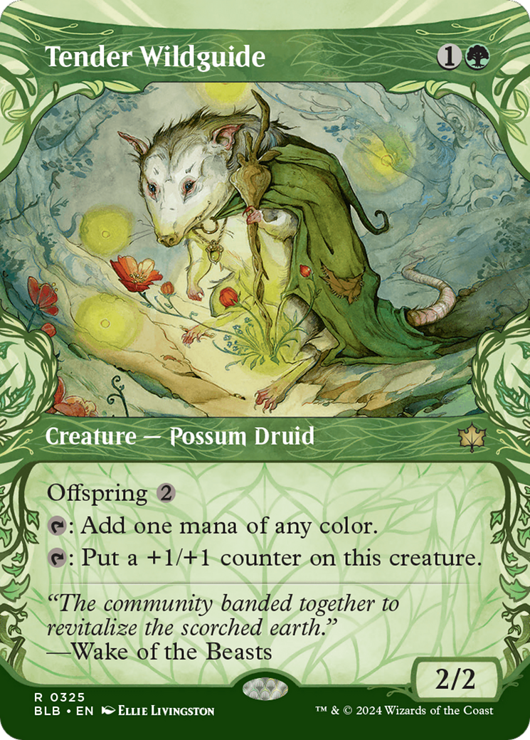 Tender Wildguide (Showcase) [Bloomburrow]-1