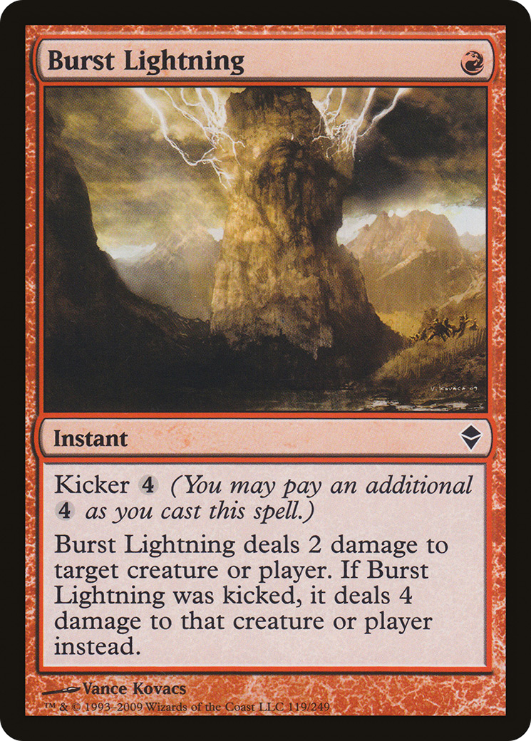 Burst Lightning [Zendikar]-1