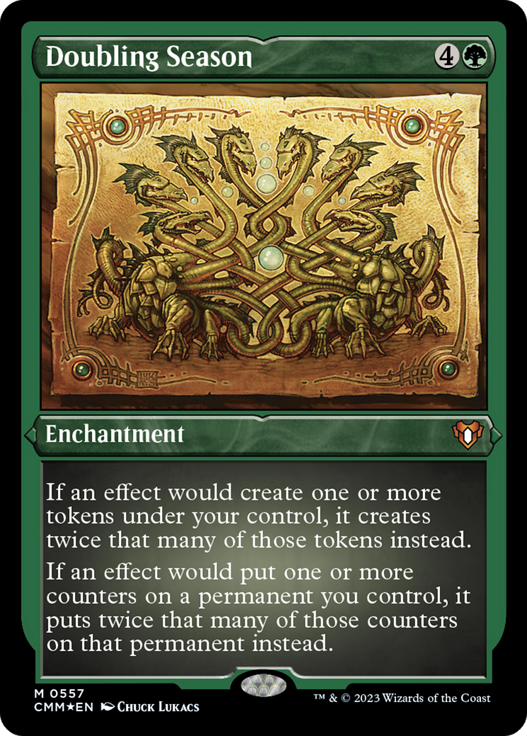 Doubling Season (Foil Etched) [Commander Masters]-1