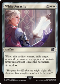 White Auracite (FIN-041) - FINAL FANTASY Foil-1