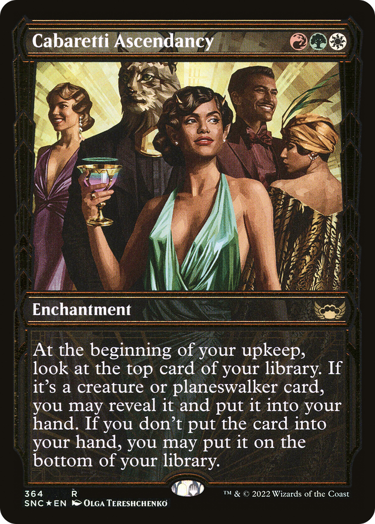 Cabaretti Ascendancy (Showcase Golden Age Gilded Foil) [Streets of New Capenna]-1