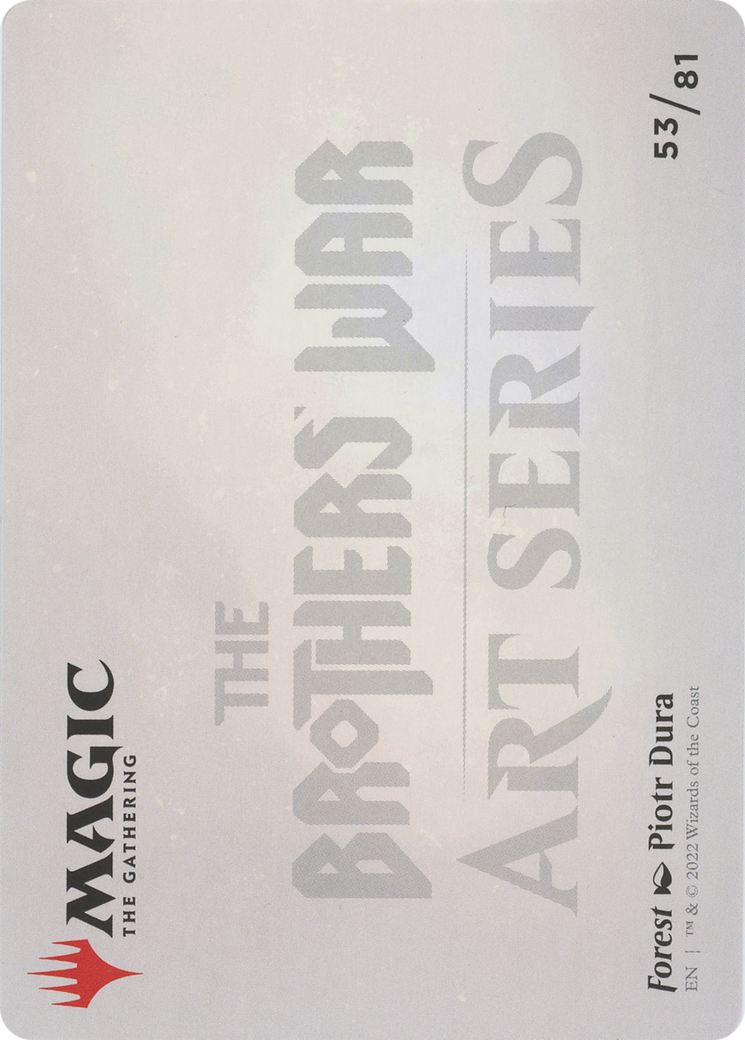 Forest // Forest (ABRO-053) - The Brothers' War Art Series (Borderless)-2