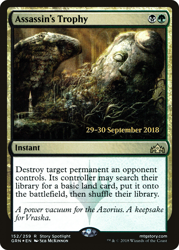 Assassin's Trophy [Guilds of Ravnica Prerelease Promos]-1