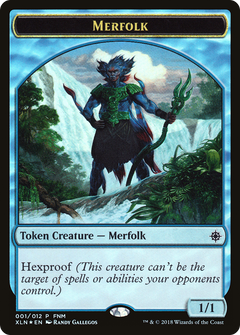 Merfolk // Treasure Double-Sided Token [Friday Night Magic 2018]-3