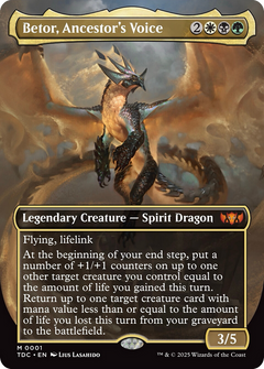 Betor, Ancestor's Voice (Borderless) [Tarkir: Dragonstorm Commander]-1