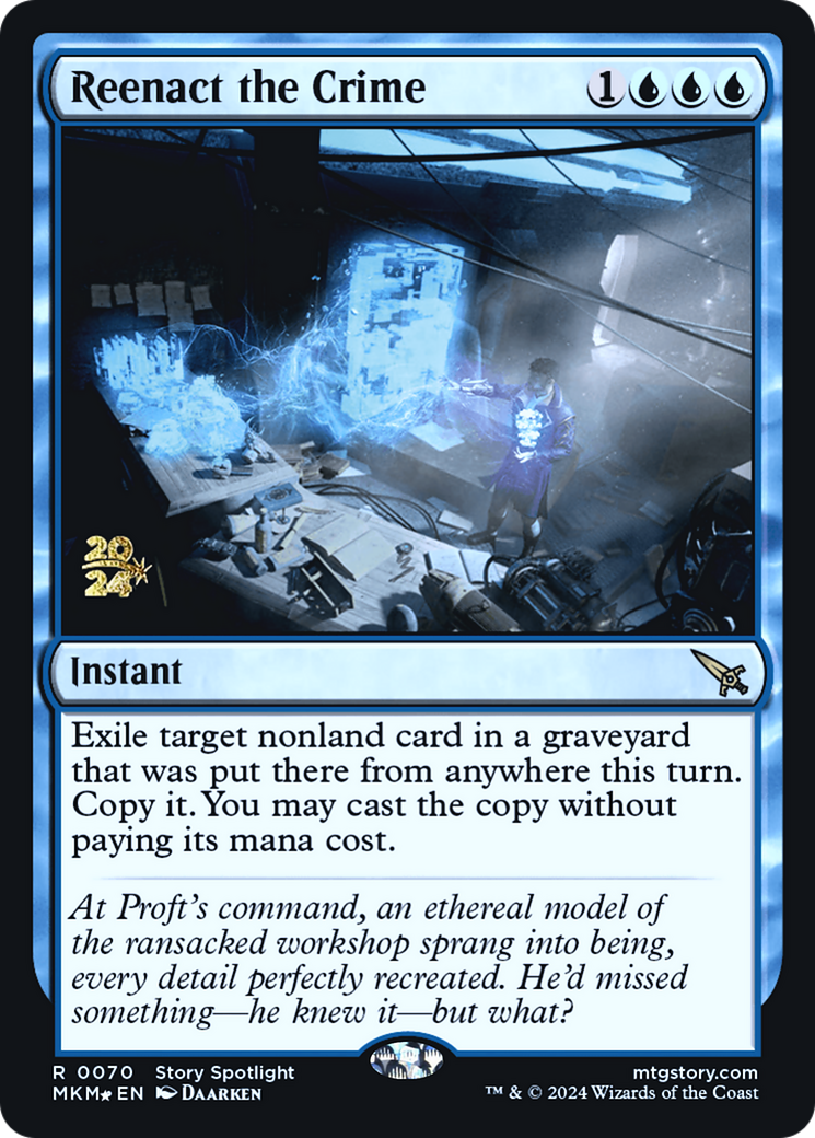 Reenact the Crime [Murders at Karlov Manor Prerelease Promos]-1