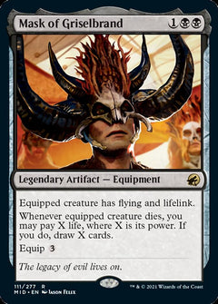 Mask of Griselbrand [Innistrad: Midnight Hunt]-1