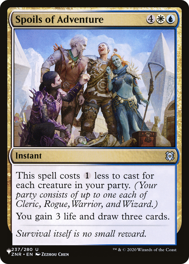 Spoils of Adventure [The List]-1