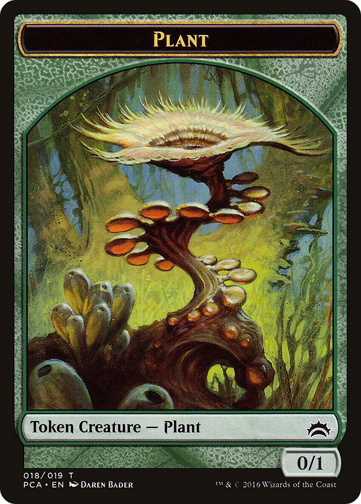 Plant // Ooze (016) Double-Sided Token [Planechase Anthology Tokens]-3