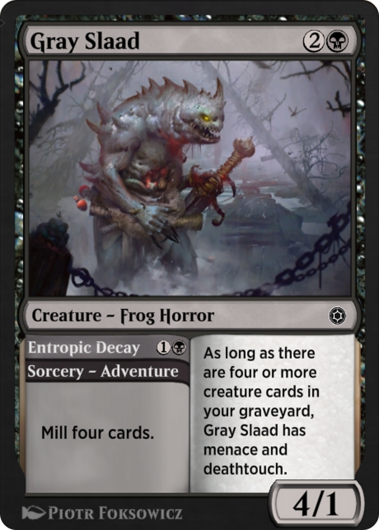 Gray Slaad // Entropic Decay (HBG-156) - Alchemy Horizons: Baldur's Gate-1