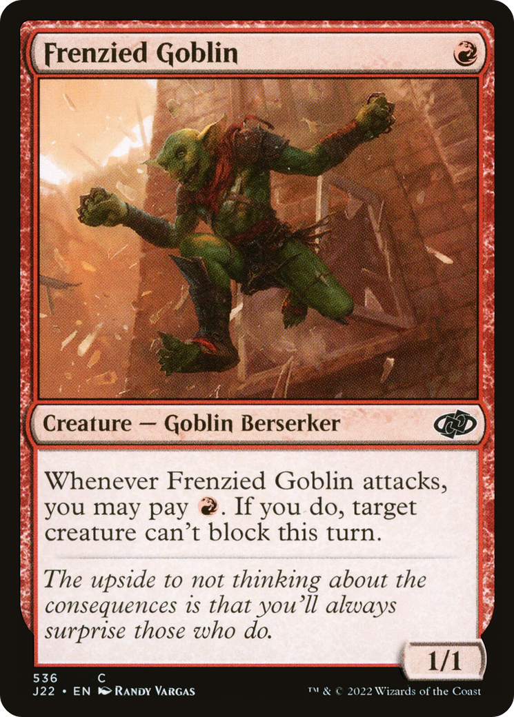 Frenzied Goblin [Jumpstart 2022]-1
