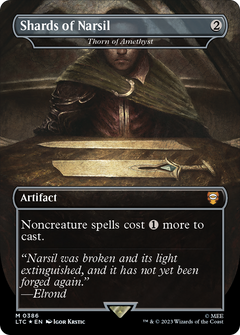 Shards of Narsil - Thorn of Amethyst (Surge Foil Realms and Relics) [The Lord of the Rings: Tales of Middle-Earth Commander]-1