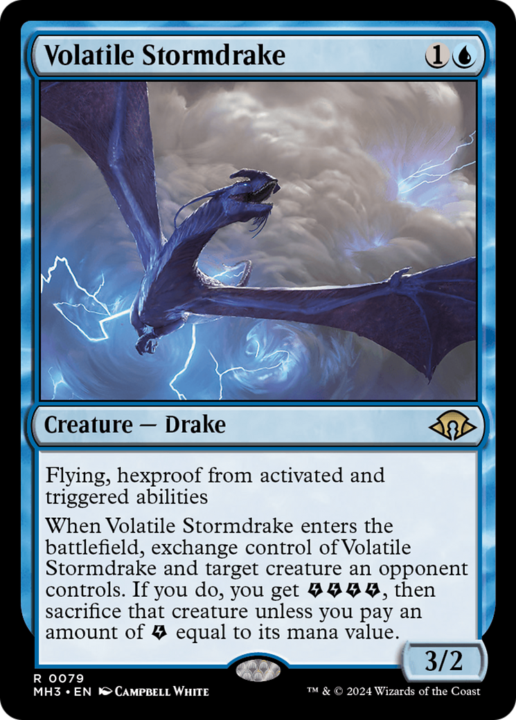 Volatile Stormdrake (MH3-079) - Modern Horizons 3-1