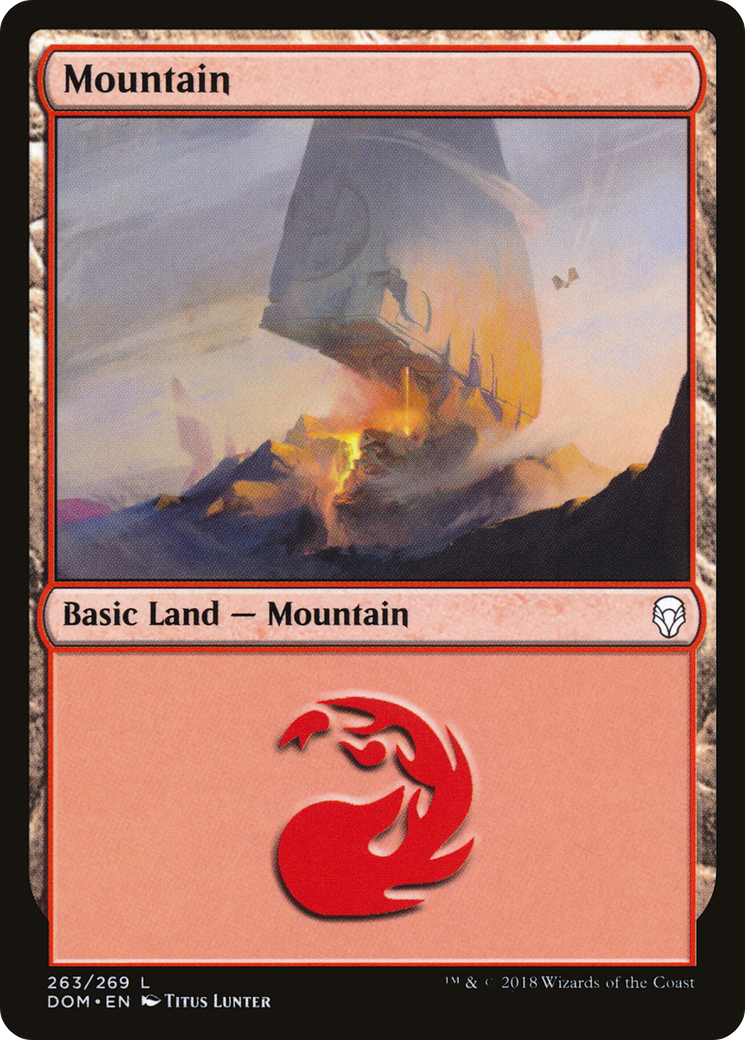 Mountain (263) [Dominaria]-1