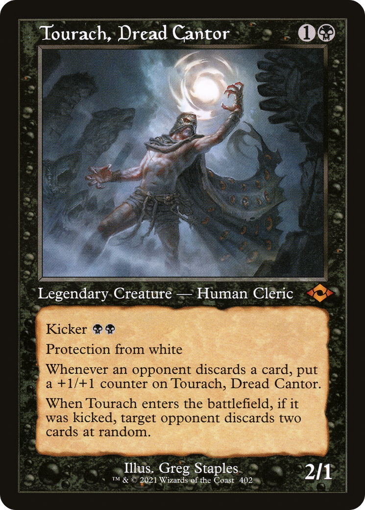 Tourach, Dread Cantor (Retro Frame) (MH2-402) - Modern Horizons 2 Etched Foil-1