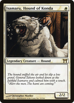 Isamaru, Hound of Konda [Champions of Kamigawa]-1