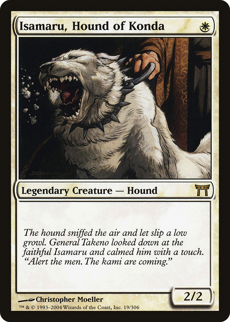 Isamaru, Hound of Konda [Champions of Kamigawa]-1