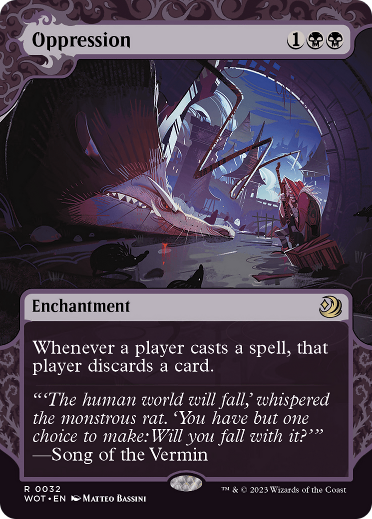 Oppression [Wilds of Eldraine: Enchanting Tales]-1