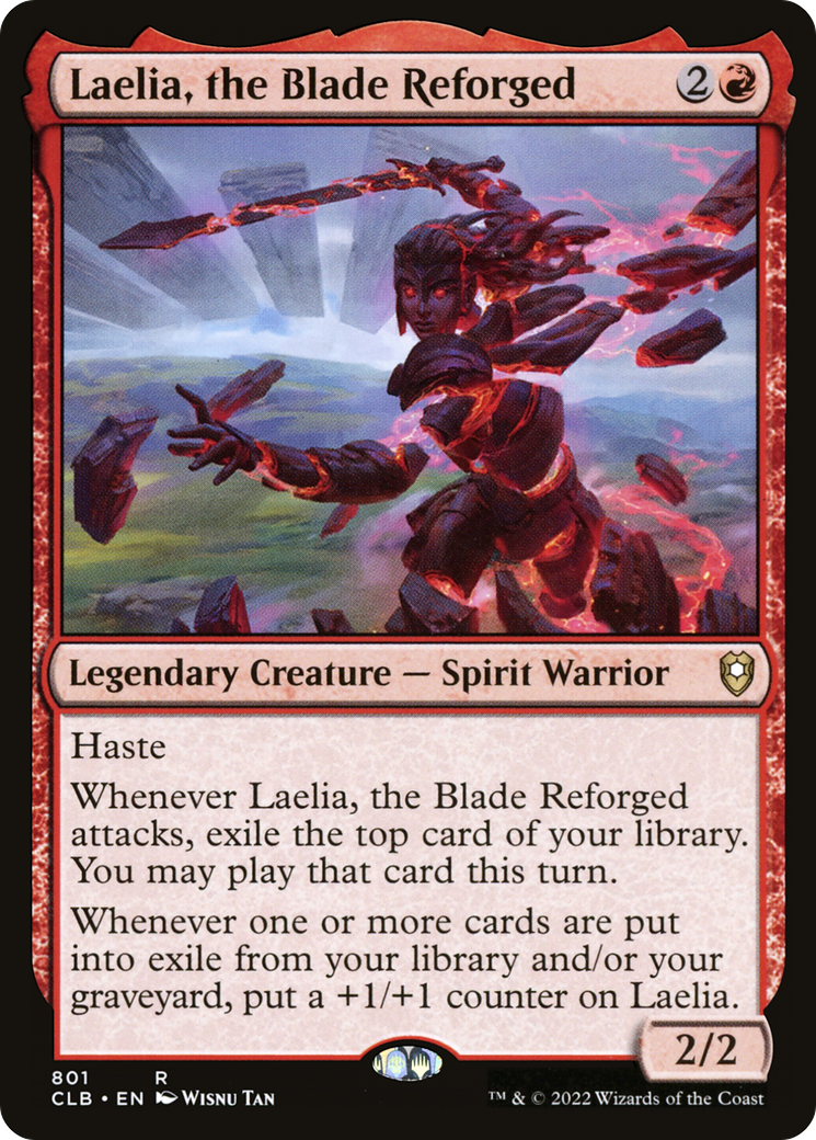 Laelia, the Blade Reforged [Commander Legends: Battle for Baldur's Gate]-1
