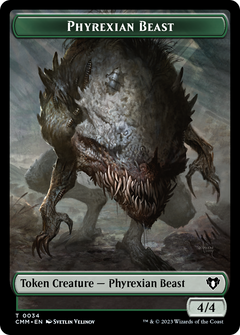 Phyrexian Beast (TCMM-034) - Commander Masters Tokens Foil-1