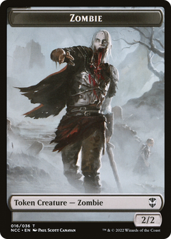 Zombie (TNCC-016) - New Capenna Commander Tokens Foil-1