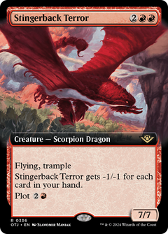 Stingerback Terror (Extended Art) [Outlaws of Thunder Junction]-1