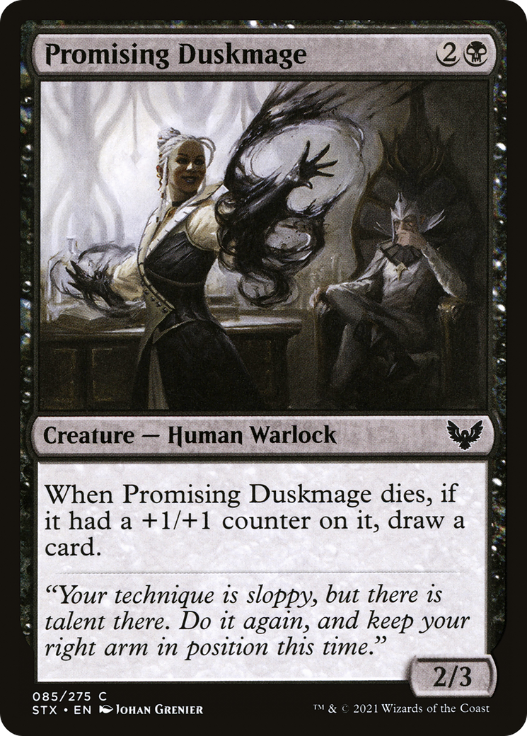 Promising Duskmage [Strixhaven: School of Mages]-1