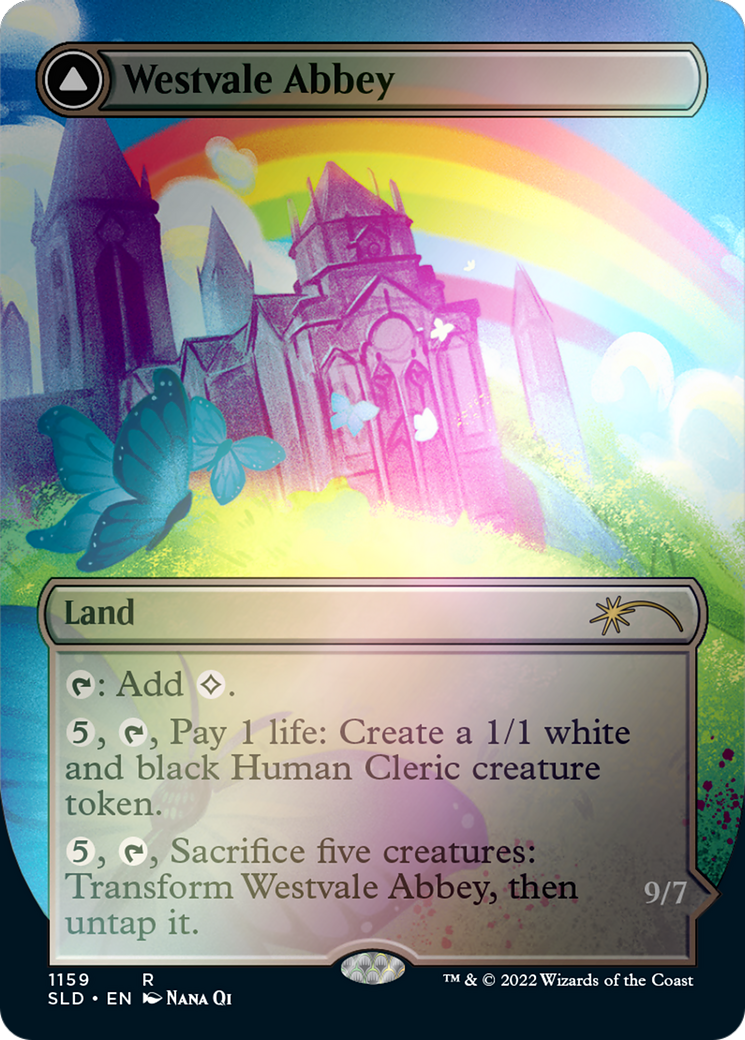 Westvale Abbey // Ormendahl, Profane Prince (Borderless) [Secret Lair: From Cute to Brute]-1