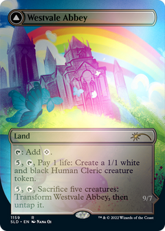 Westvale Abbey // Ormendahl, Profane Prince (Borderless) [Secret Lair: From Cute to Brute]-1