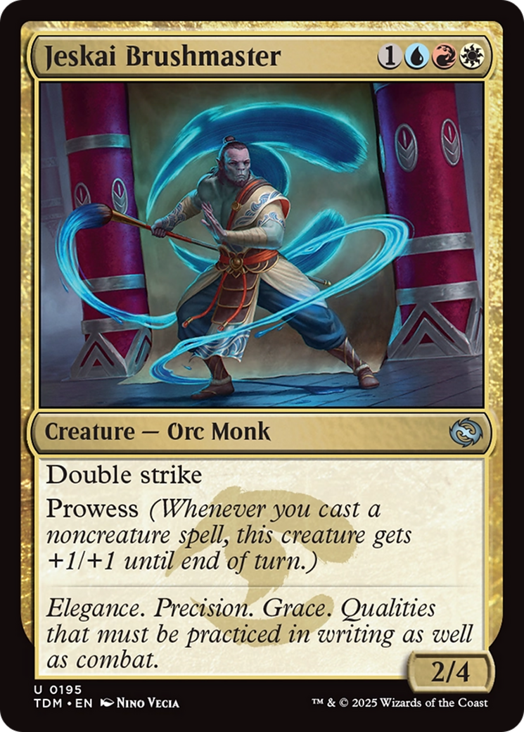 Jeskai Brushmaster [Tarkir: Dragonstorm]-1