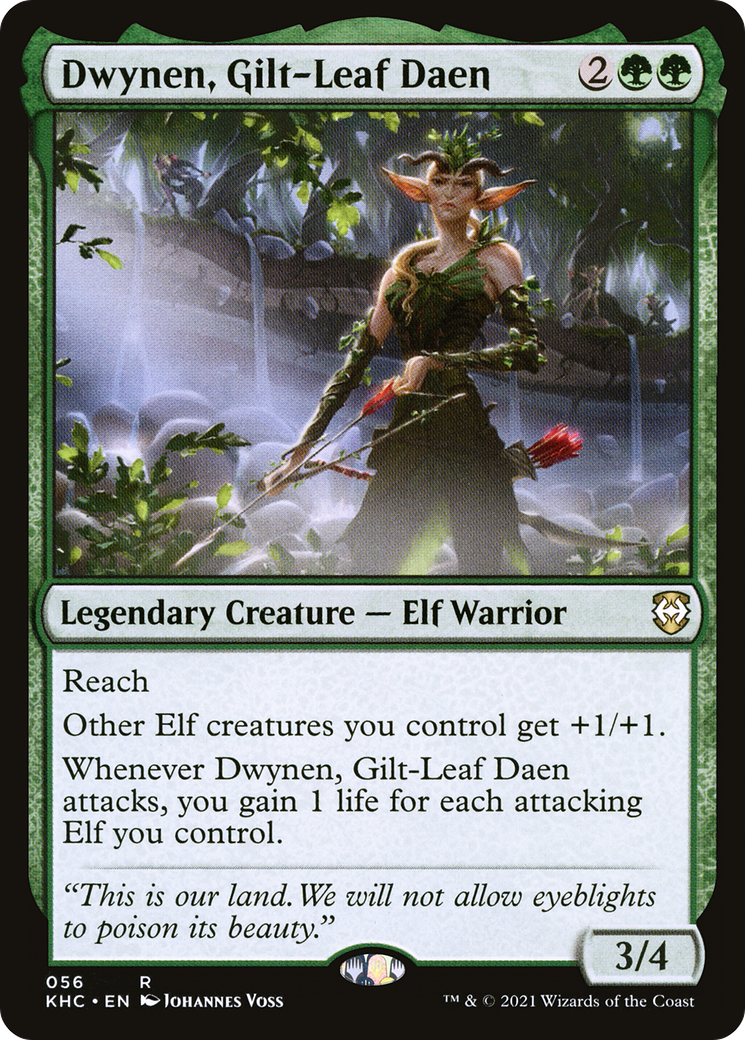 Dwynen, Gilt-Leaf Daen [Kaldheim Commander]-1