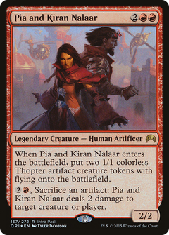 Pia and Kiran Nalaar (Intro Pack) [Magic Origins Promos]-1
