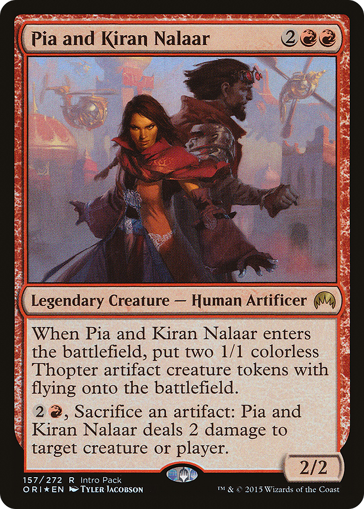 Pia and Kiran Nalaar (Intro Pack) [Magic Origins Promos]-1