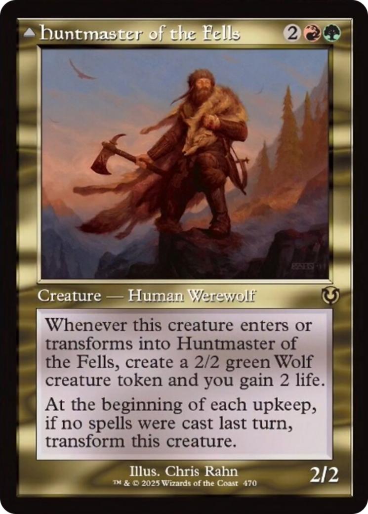 Huntmaster of the Fells // Ravager of the Fells (Retro Frame) [Innistrad Remastered]-4