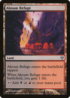 Akoum Refuge [Zendikar]-1