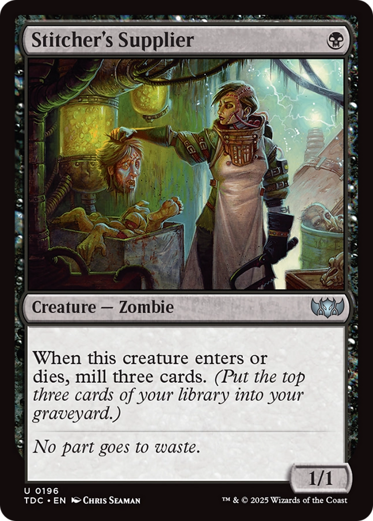 Stitcher's Supplier [Tarkir: Dragonstorm Commander]-1