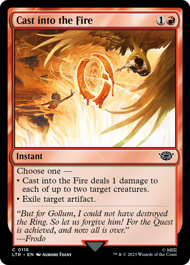 Cast into the Fire [The Lord of the Rings: Tales of Middle-Earth]-1