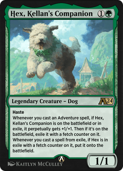 Hex, Kellan's Companion (YWOE-014) - Alchemy: Wilds of Eldraine-1